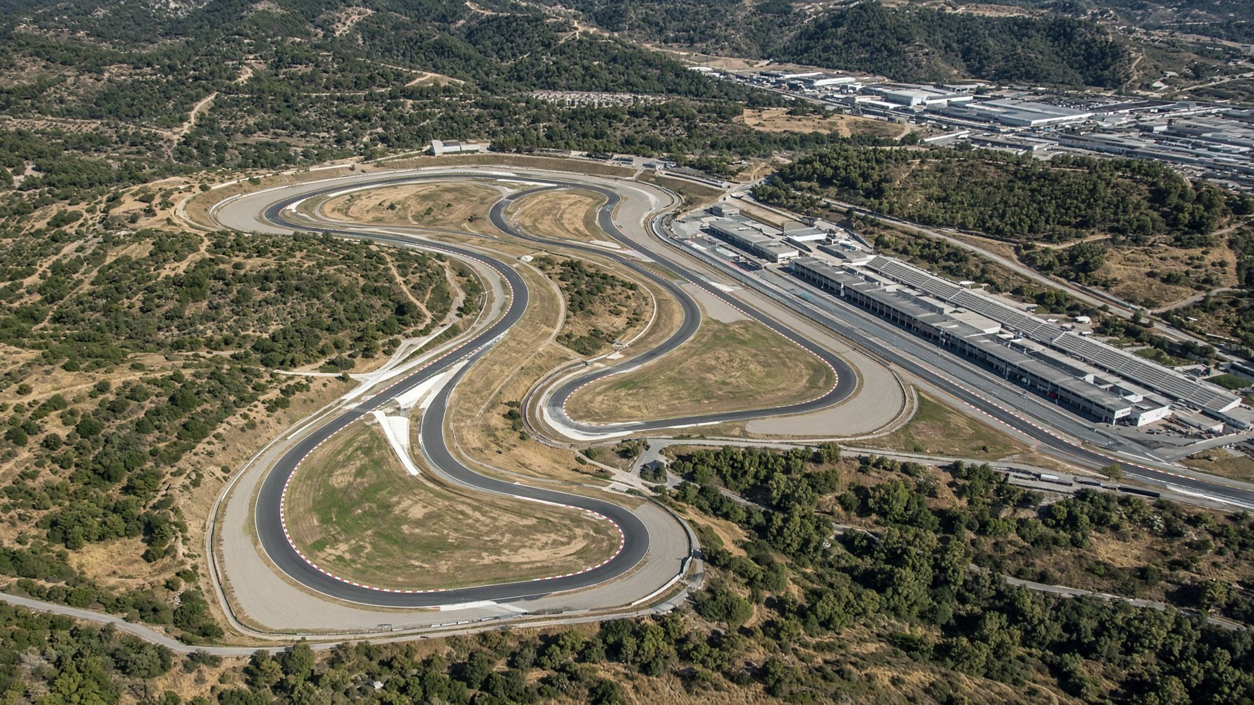 Aerial Circuit de Barcelona-Catalunya Montmeló