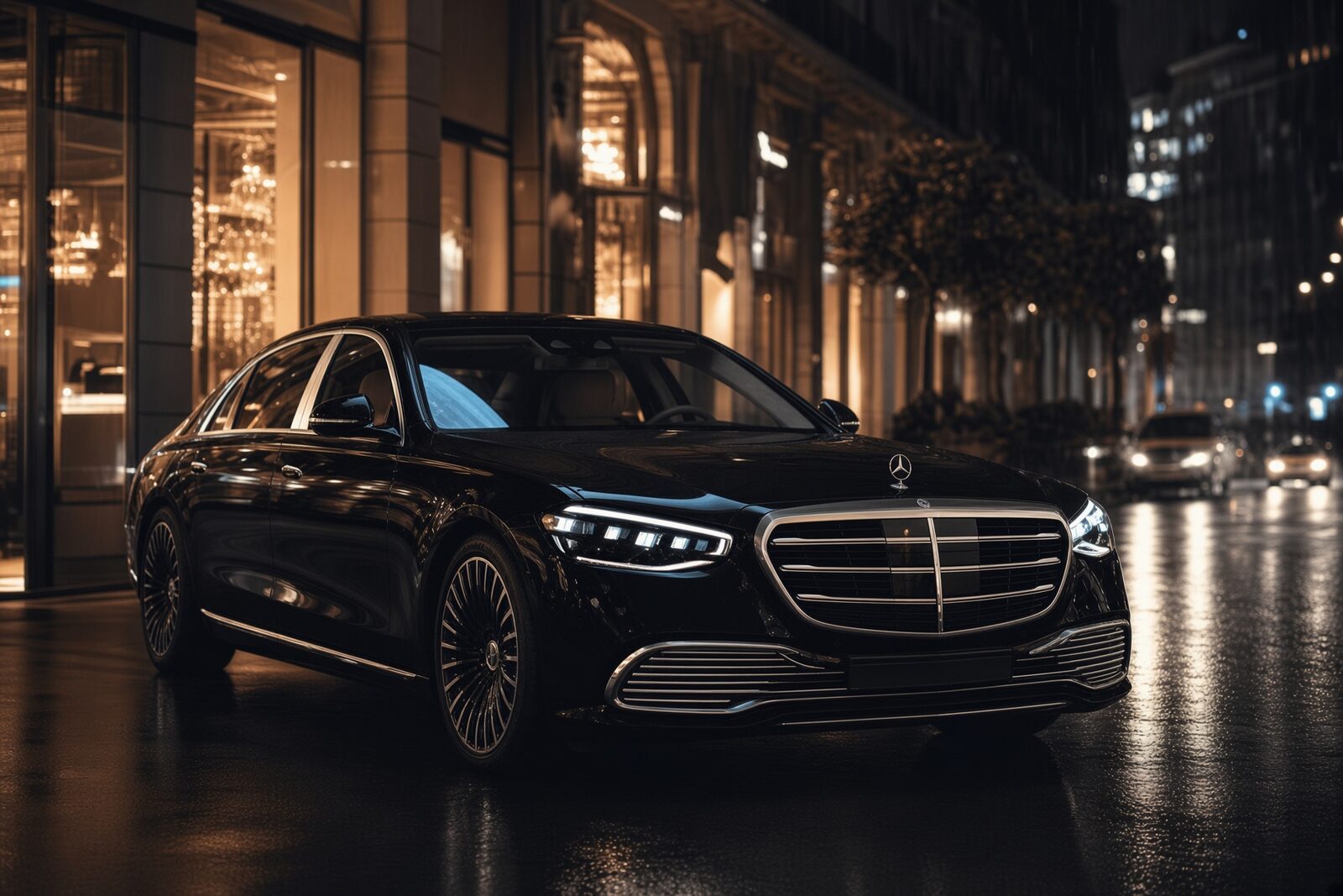 Mercedes S-Class VIP chauffeur Brussels EU Quarter Schuman executive transport protocol