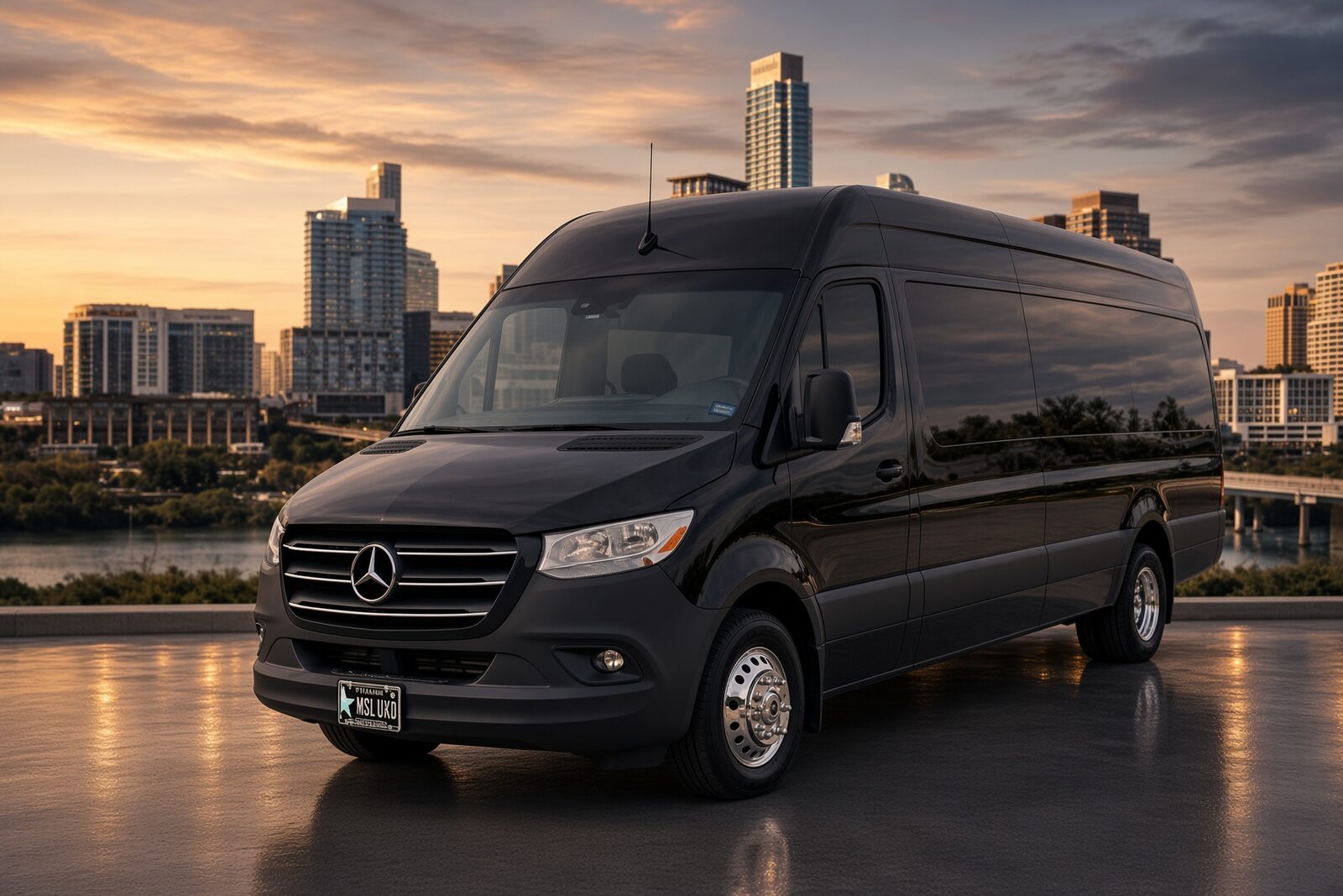 Mercedes Sprinter VIP group shuttle Brussels MICE EU summit event logistics